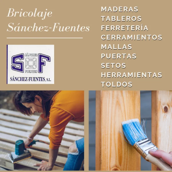 Bricolaje Sánchez-Fuentes Maderas Tableros Ferretería