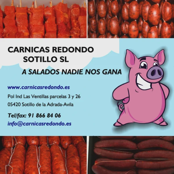 Cárnicas Redondo Embutidos Salazones Morcillas de Sotillo de la Adrada