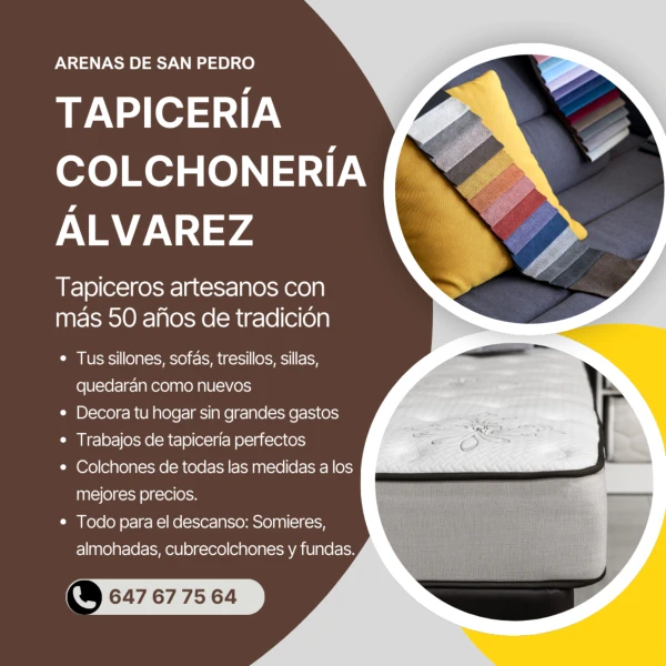Tapicería Colchonería Álvarez Arenas de San Pedro