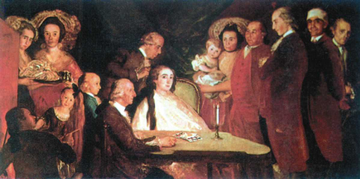 Cuadro de Goya de la familia de Luis de Borbón